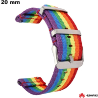 Acheter Bracelet Tissu Multicolore Huawei 20mm pour montre