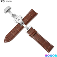 Elegantes Armband Honor Braun 20mm Uhr ● Premium Qualität