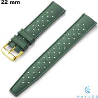 Sportliches grünes Haylou Armband aus Gummi 22mm | Bester Preis
