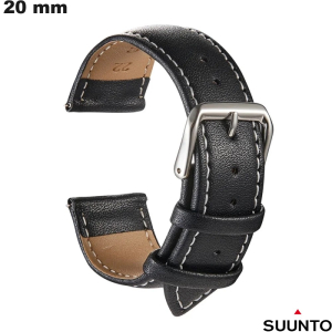 Verkauf Suunto Echtes Lederarmband 20 mm Schwarz Smartwatch Verkauf Suunto Echtes Lederarmband 20 mm Schwarz Smartwatch
