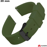 Armband Silikon Grün 20mm Huawei Smartwatch von hoher Qualität