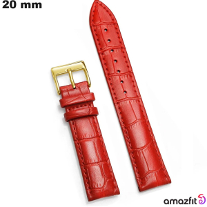 Armband 20mm Amazfit Smartwatch Echtes Leder günstig
