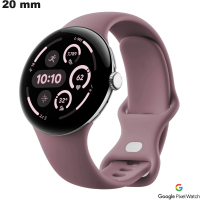 Acheter Bracelet Google Pixel Violet Caoutchouc smartwatch 20mm