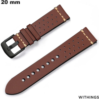 Verkauf Uhrarmband Smartwatch Withings Echtes Leder Braun 20mm