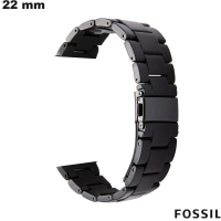 Armband Uhr Connectée Harz Schwarz Fossil 22 mm günstig