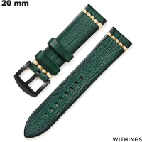 Armband 20mm Withings Grün Veganes Leder | Kostenloser Versand