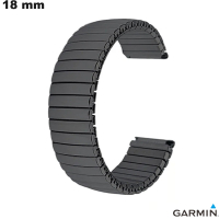 Armband 18mm Schwarz Metall Garmin Elastisch kaufen