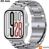 Bracciale 22 mm Xiaomi Acciaio Inossidabile Argentato \ Portafoglio Offerto