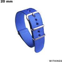 Armbanduhr 20 mm Tissu Connected Watch Withings Blau günstig