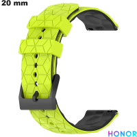 Braccialetto in silicone per smartwatch Honor 20mm Verde | Spedizione Veloce