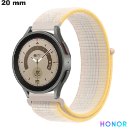 Bracelet Honor 20mm Blanc montre Nylon