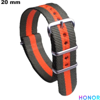 Armband 20mm Tissu Honor Grün hochwertige Smartwatch
