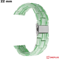 Bracelet Vert de montre connectée 22 mm OnePlus Résine