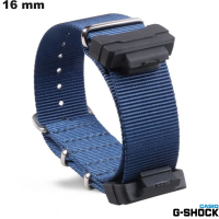 Bracelet Bleu de montre Tissu Casio G-Shock 16mm de qualité