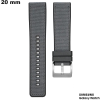 Verkauf von Smartwatch-Armband aus grauem Silikon 20mm für Samsung