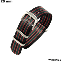 Armband Stoff 20 mm Schwarz Withings Uhr # Versandkosten 3,99€