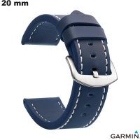 Armband Simili-Leder Garmin 20mm universal Blau / Kostenloser Versand ab 20€