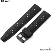 Bracelet Garmin de montre intelligente Noir Silicone 18mm pas cher