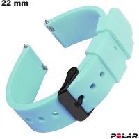 Vente Bracelet de smartwatch Silicone 22mm Polar Bleu doux