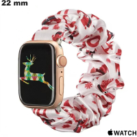 Weißes 22 mm Apple Watch Stoffarmband kaufen Weihnachten