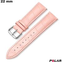 Echter rosa 22mm Krokodil-Leder-Polararmband kaufen