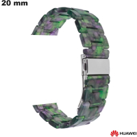 Huawei Smartwatch Armband aus grünem Resin 20 mm von hoher Qualität