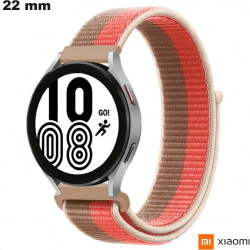 Pulsera Rosa Scratch smartwatch Xiaomi 22mm Tejido