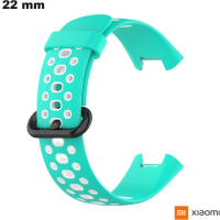 Armbanduhr Smartwatch 22 mm Xiaomi Gummi Blau von hoher Qualität