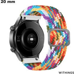 Multicolore nylonarmband voor slimme horloge Withings