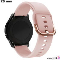 Armband Uhr intelligente 20mm Rosa Silikon Amazfit günstig