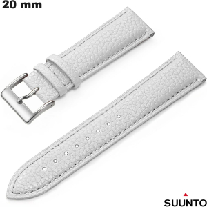 Verkoop Armband 20 mm Wit Suunto Echt Leer Horloge