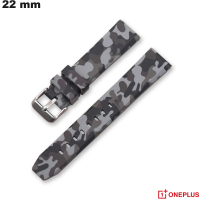 Koop 22 mm Grijze Siliconen Armband voor OnePlus Smartwatch