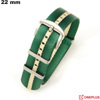 Armbanden Tissu Groen OnePlus 22mm horloge - Verzending binnen 24u