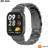 Verkauf 22mm Xiaomi Armband Schwarz Edelstahl Uhr