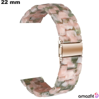 Bracelet 22mm Résine Amazfit pour montre Rose ● Expédition 24h