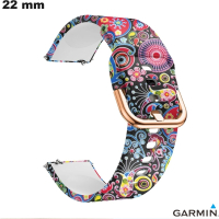 1970s Bracelet Garmin Black 22mm Quality Rubber Watch