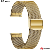 Vendita Bracciale in Acciaio Inossidabile per orologio Huawei 20 mm Dorato