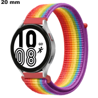 Bracciale in nylon multicolore per orologio 20 mm / Consegna rapida