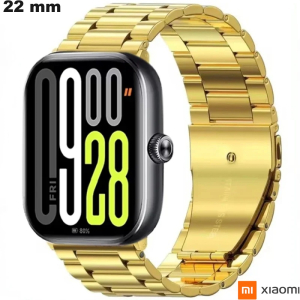Bracciale Dorato 22 mm Acciaio Inossidabile di Xiaomi ● Miglior Prezzo