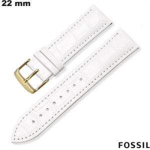 Smartwatch-Armband 22 mm Fossil Stil Krokodil # Kostenloser Versand