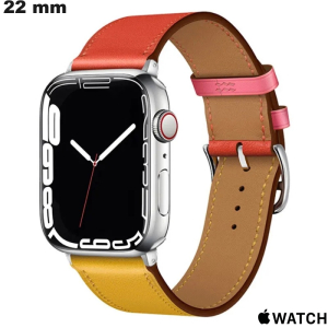 Comprar Pulsera 22mm Cuero Vero Apple Watch Naranja reloj