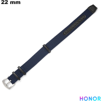 Bracciale 22mm Honor blu orologio Tessuto \ Porta Offerto