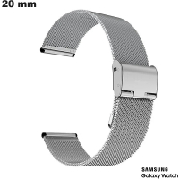 Verkauf von Milanese Edelstahlarmbändern in Silber für Samsung u