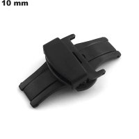 Fermaglio 10 mm Nero Acciaio Inossidabile per bracciale a farfalla economico