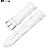 Armbanduhr Armband Krokodilprägung 12 mm Echtes Leder kaufen