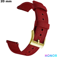 Armband Textilart Handarbeit Rot u Smartwatch Honor von hoher Qualität
