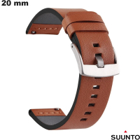 Bracciale originale 20mm per smartwatch Marrone Simili Suunto economico