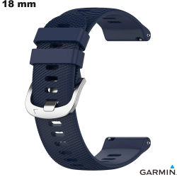 Bracciale Blu Garmin smartwatch in Caucciù 18 mm