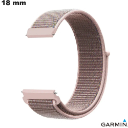 Garmin Armband voor Horloge Stoffen 18mm Roze Weerstandigheid