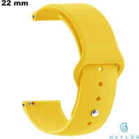 Venta de pulsera de reloj Haylou Silicona Amarilla barata de 22mm